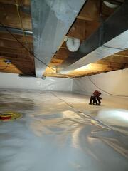 Crawl Space Moisture and Insulation Issues Resolved in Lomira, WI