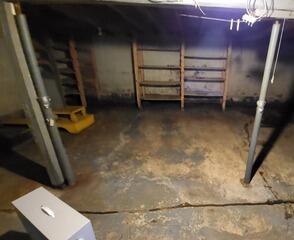 Wet Basement Issues Resolved with Complete Water Control System in Shiocton, WI