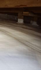 Humid, Musty Crawl Space Repaired with Moisture Barrier in Dorchester, WI