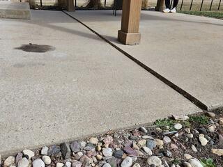 Sunken Concrete Patio Repair in Waupaca, WI