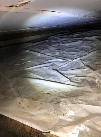 Etna, ME Crawlspace Upgraded with CleanSpace
