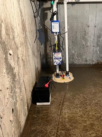 TripleSafe Sump Pump Intstallation in North Yarmouth, ME
