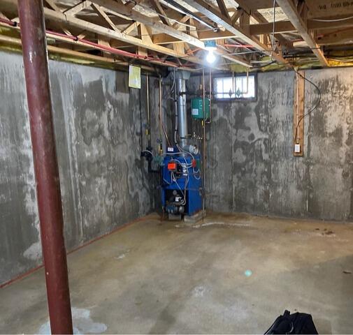 Sump Pump Saves Westbrook, ME Basement - Before Photo
