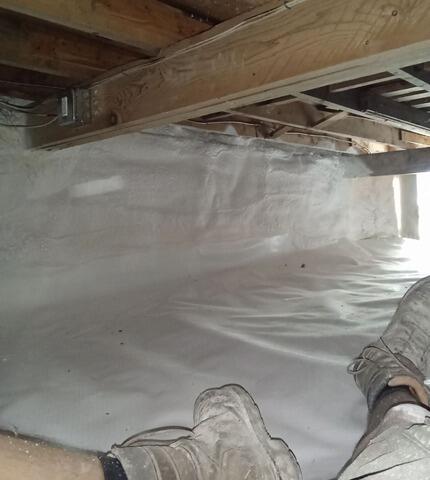 Camden, ME Crawl Space Encapsulation - After Photo
