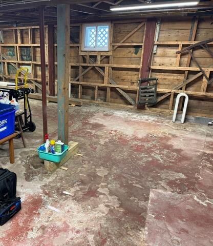 1890's Beach House Needs New Floor in York, ME - Before Photo