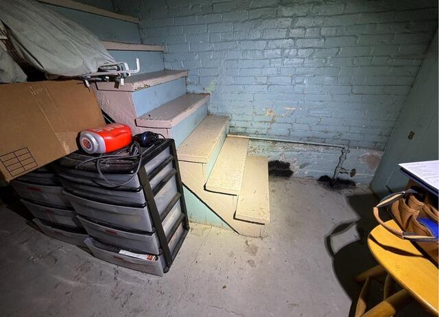 Older Basement Leaking in Auburn, ME - Before Photo