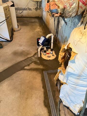 Standing Water in Manchester, ME Basement - After Photo