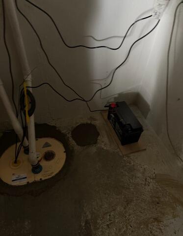 Rain Leads to Wet Basement in Leeds, ME
