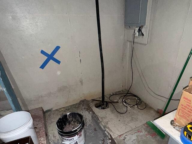 Rain Leads to Wet Basement in Leeds, ME