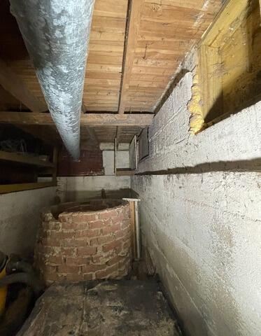 Cracked Foundation Causes Concern in Lisbon Falls, ME - Before Photo