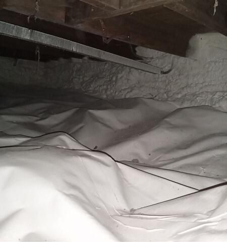 Damp Crawl Space Fixed in Kennebunkport, ME - After Photo