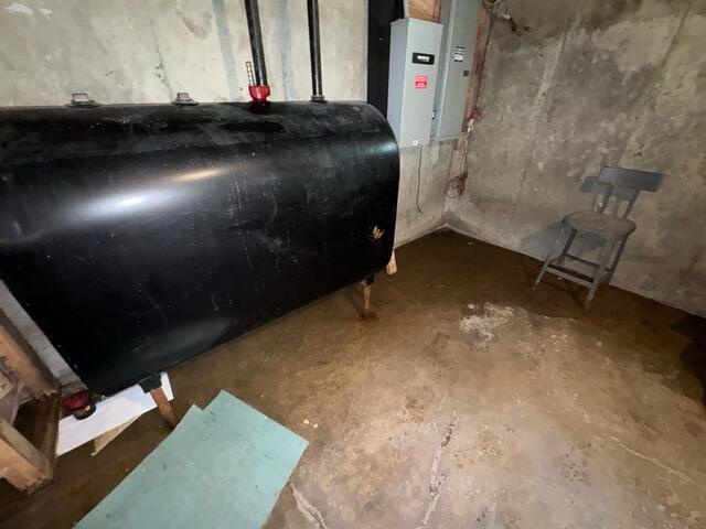 Basement Water Caused Major Mildew Issues in Boothbay, ME - Before Photo