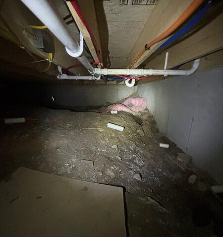Crawl Space Humidity Affecting Whole Home in Limestone, ME - Before Photo