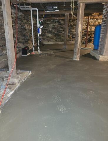 Standing Water in Winslow, ME Basement