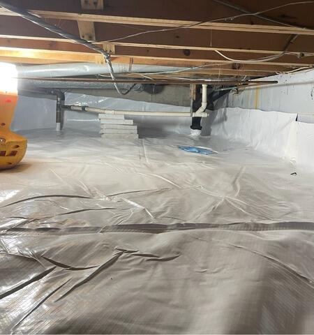 Encapsulating a Crawl Space in Brunswick, Maine - After Photo
