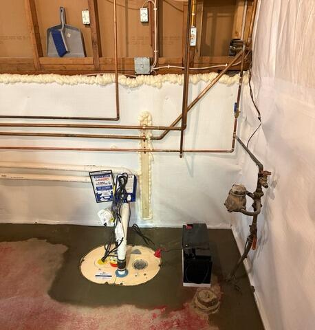 Basement Waterproofing in Rumford, Maine - After Photo