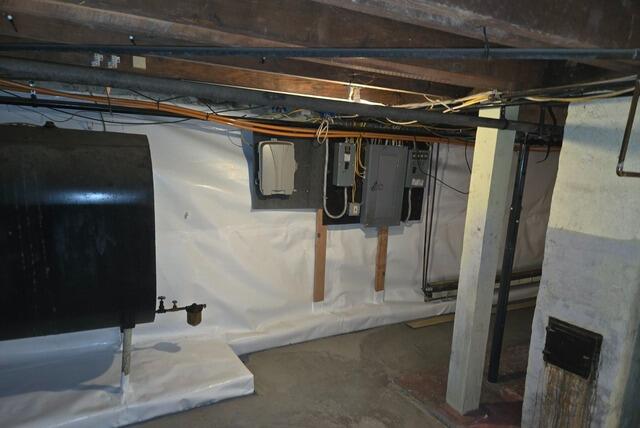 Waterproofing Leaking Basement in Lewiston, Maine - After Photo