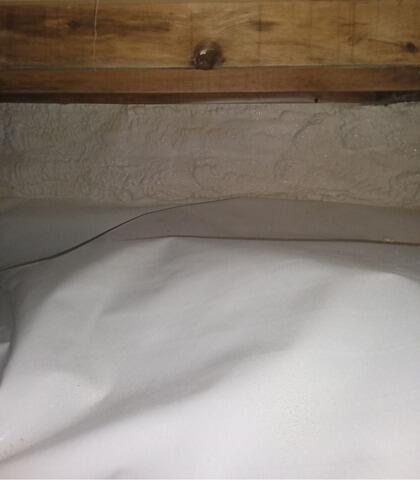 Musty Crawl Space Encapsulation in Harpswell, Maine - After Photo