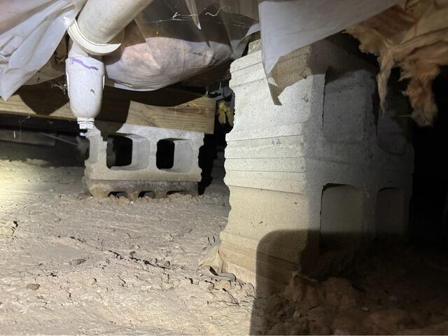 Encapsulating Crawl Space in Saco, Maine - Before Photo