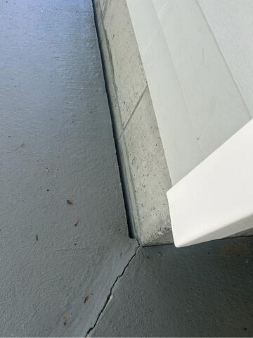 Leveling Concrete Patio in Old Orchard Beach, Maine