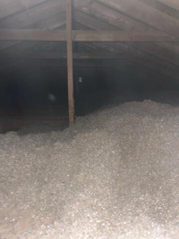 Attic Insulation in Brunswick, Maine - After Photo