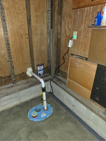 New Slab Floor for Garage in Hampden, Maine - After Photo