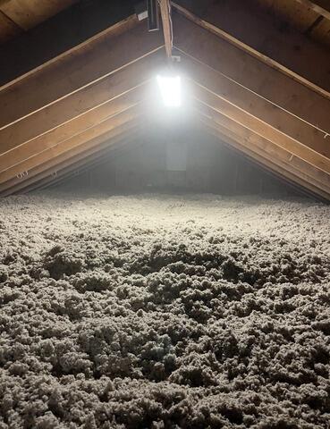 Attic Insulation Installation in Standish, Maine - After Photo