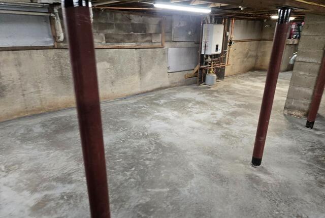 Waterproofing Wet Basement in Orrs Island, Maine - After Photo