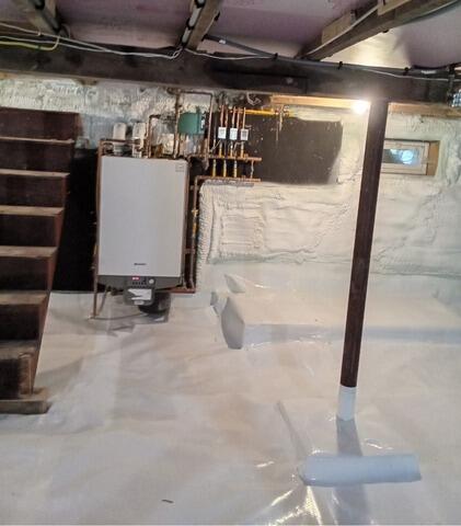 Installing A Vapor Barrier in Brunswick, Maine - After Photo