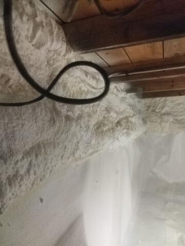 Encapsulating a Wet Crawl Space in Boothbay, Maine - After Photo