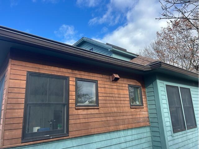Gutter Shutter Installation in South Portland, Maine - After Photo