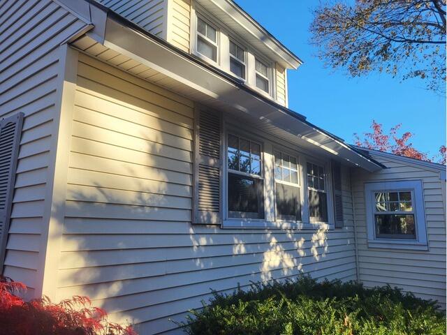 Seamless Gutter Installation in Portland, Maine - Before Photo