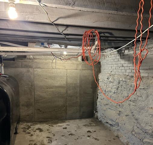 Bowing Foundation Wall Repair in Bangor, Maine - After Photo