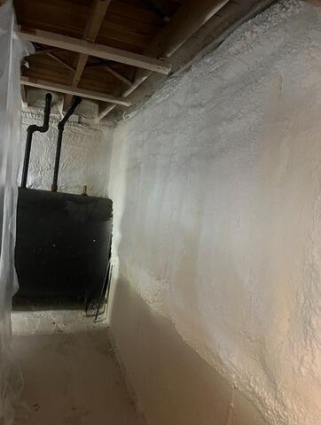 Basement Insulation in Millinocket, Maine - After Photo