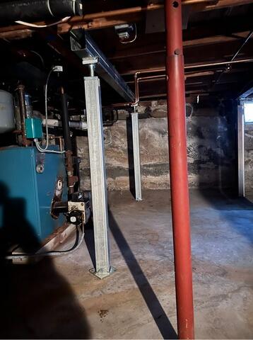 Sagging Floor Repairs in York, Maine - After Photo