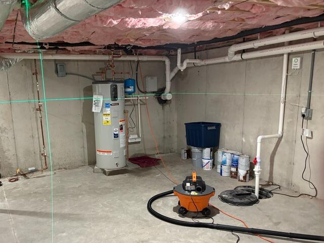 Battery Backup Sump Pump Installation in Dover, NH - Before Photo