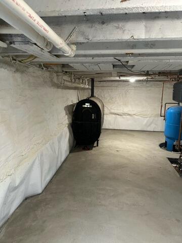 Waterproofing Leaky Basement in Whiting, Maine - After Photo