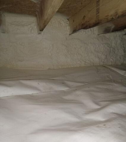 Repairing Damp Crawl Space in Scarborough, Maine - After Photo