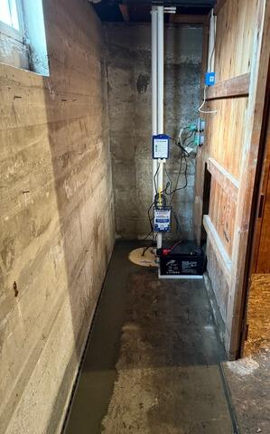 Replacing Old Sump Pump in Portland, Maine - After Photo