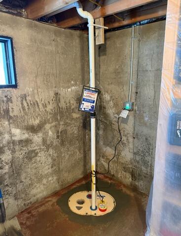 Basement Waterproofing in Auburn, Maine - After Photo