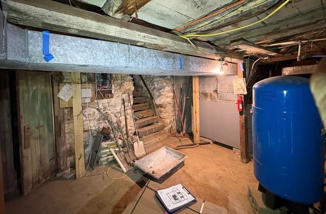 Repairing Uneven Floors in Barrington, NH - Before Photo