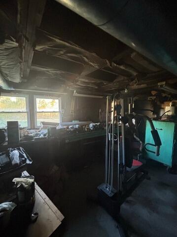 Basement Insulation Needed to Stop Cold Floors in Atkinson, Maine - Before Photo