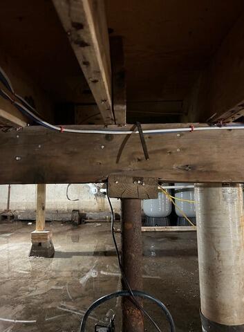 Sump Pump Installation in Owls Head, Maine - Before Photo