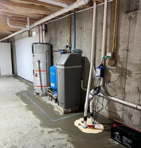 Basement Waterproofing in Lisbon, Maine - After Photo