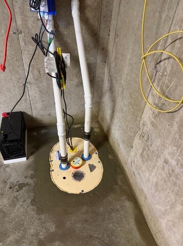 Basement Waterproofing Flooded Seasonal Home in Waldoboro, Maine - After Photo