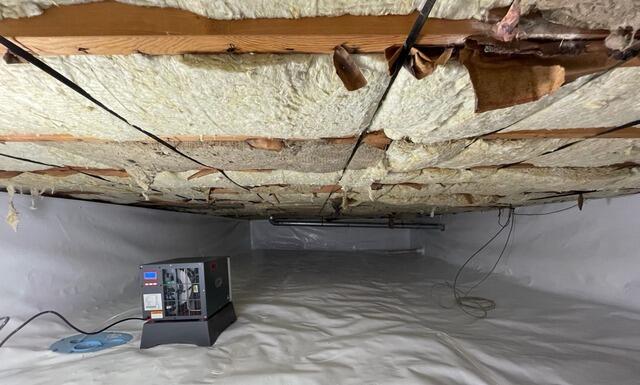 Encapsulating Flooded Crawl Space in Rochester, NH - After Photo