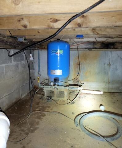 Musty Crawl Space Repair in Birch Harbor, Maine - Before Photo