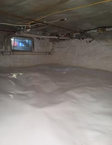 Dirt Crawl Space Encapsulation in Lincoln, Maine - After Photo