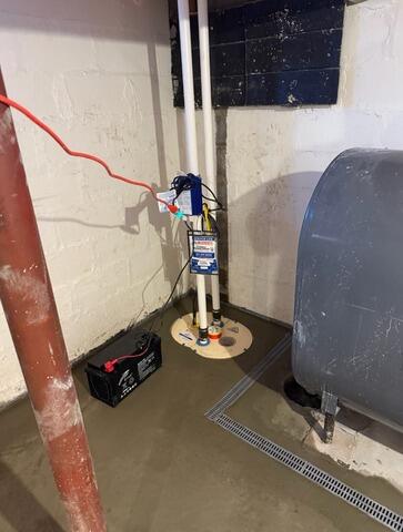 Basement Waterproofing in Biddeford, Maine - After Photo