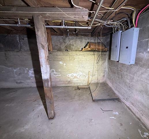 Sump Pump Installation in Saco, Maine - Before Photo